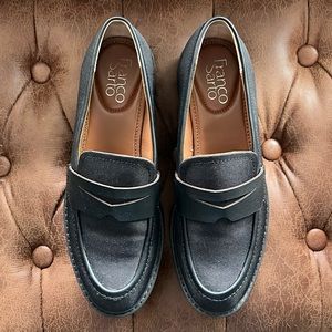 EUC Franco Sarto Platform Lug Loafer 👞 in Black